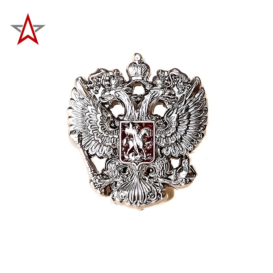 Фрачник герб России серебрение